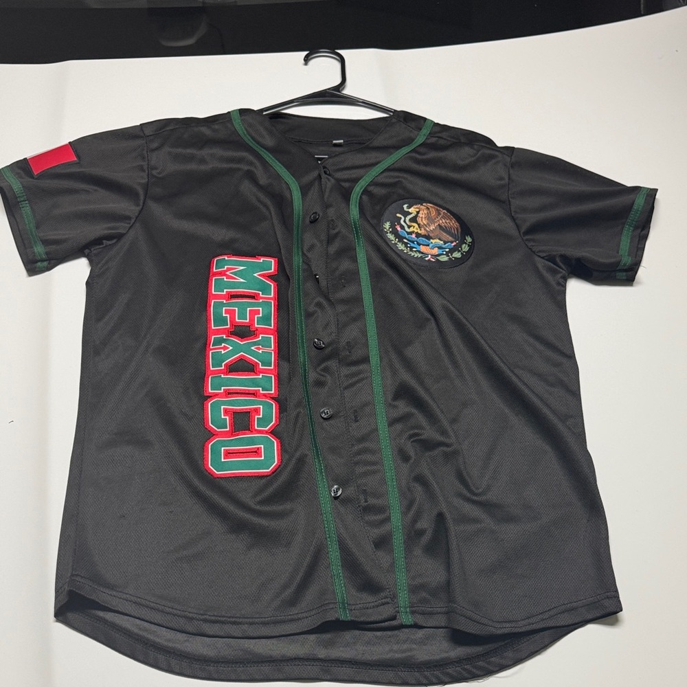 Mexico Black and Green Men's Jersey